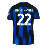 Koszulka piłkarska Inter Milan Henrikh Mkhitaryan #22 Strój Domowy 2023-24 tanio Krótki Rękaw